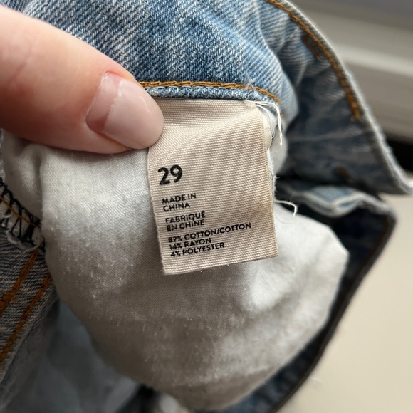 BP. denim shorts, distressed, size 29 - Picture 2 of 3